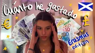 How much MONEY have I spent on Erasmus *EDINBURGH*