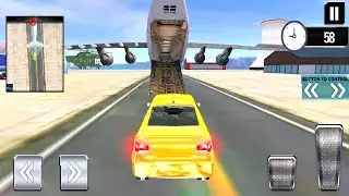 Modern Car Transporter Plane Simulator - Car Games