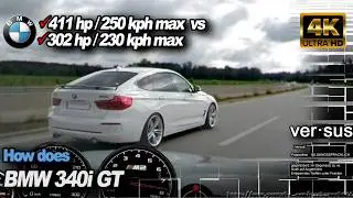 🚀 BMW M2 Competition vs BMW 340i GT &ndash; INSANE Autobahn Race! 💥 with OBD Data Overlay | POV 4K 🚨😱