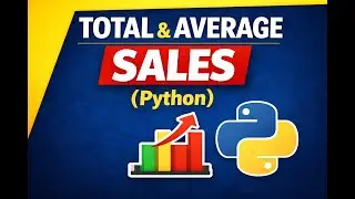 🔥 Python Practical Question #1 | Calculate Total & Average Sales | Python for Beginners