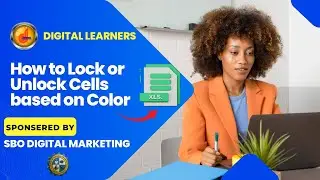 How to Lock or Unlock Cells based on Color in Excel #excel | #sbo | #sbotvm | #workfromhome