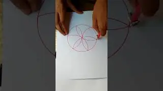 use compass & make a easy symbol #art #drawing #shorts