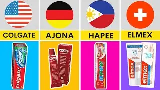 Toothpaste From Different Countries