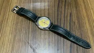 Seiko 5 Automatic SNKK29K1 Gold Racer Dial Watch