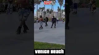 Firefly by Mura Masa AT VENICE BEACH ROLLER DISCO PLAZA Part 5 #venicebeach #rollerskating #grind