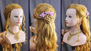 Reception hairstyles for bridal | Advanced bridal hairstyles step by step | flowersbeautytopics