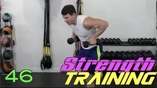20 Minute Dumbbell Strength Training To Build Muscle And Burn Fat
