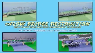 tyFlow - Lego Truss Bridge Collapse