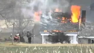 Spring house destroyed in Manor Township [raw video]