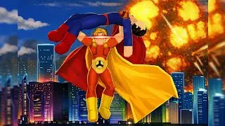 Superman vs Hyperion &ndash; Stick Fight Animation | DC vs Marvel