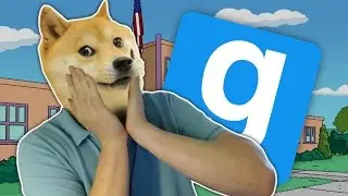 EXPLORING SPRINGFIELD! | GMOD Hide and Seek Funny Moments (Garry's Mod)