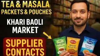 Delhi's Khari Baoli Tea & Masala Pouches & Packets wholesale price starting at just ₹1