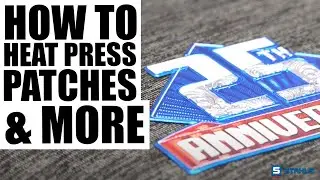 How to Best Heat Press Patches, Emblems & More Onto Any Apparel