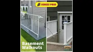 Transform your basement with Long Island Egress Pros!  🔒 Safety First: A secure exit for emergencies