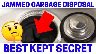 NEVER Fix A Jammed Garbage Disposal Until Watching This! Quick & Easy