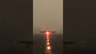 JF-17 Thunder landing #pakistanairforce #motionchillstudio