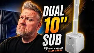 Rockville Titan Array Speaker Review - Best Budget DJ Column Array Speaker!