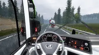 Sementara Hujan - MAN Lions Coach 2017 | FlixBus | Euro Truck Simulator 2
