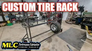 Building a Custom Tire Rack for dirt late model or modified