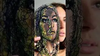 Fiber art You Can Feel! #viralart #woweffect #shorts