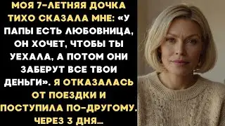 Моя дочка тихо сказала мне  Мамуля, у папы ест