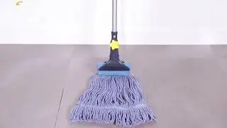 【Mop】Looped End String Wet Mop Heavy Duty Cotton Mop Commercial Industrial Grade Iron