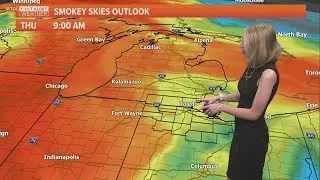Hazy sunshine keep temperatures down ahead of cold front