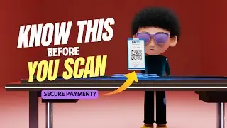 How safe is QR code Payment? (3D animation)