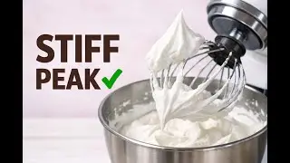 Wipped creamWhipped Cream Stiff Peak Kaise Banaye | Stand Mixer | Home Bakers Guide
