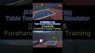 Forehand Loop Training in T3S #oculus #vr #t3s #tabletennis #solidslime