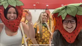 chicken nugget challenge and halloween costumes!