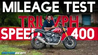 Triumph Speed 400 - Mileage Test 2X.85 KM/L & Important Questions Answered! | MotorBeam