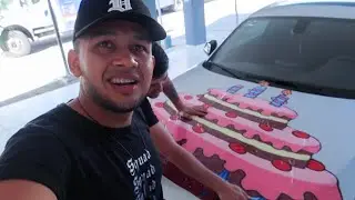 FORRÉ DE PASTEL EL BMW DEL GUATSI (BROMA)