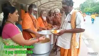 தினம்தோறும் திருவண்ணாமலை சாதுக்கள் அன்னதானம்🙏 Tiruvannamalai sathukkal daily tea food donate
