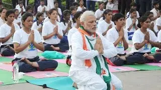 PM Modi Leads Second International Yoga Day Celebrations