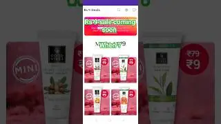 free sample products today | Rs 9 sale coming soon |#freesamples #freesampleproductsinindia