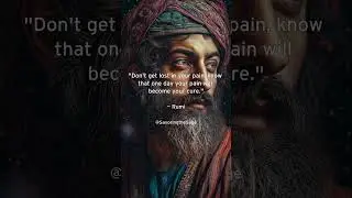 Transforming Pain into Healing: Rumi's Wisdom on Finding Meaning #poetry #rumi #quotes