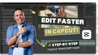 How to Edit Long-Form Videos FASTER Using CapCut Transcript Feature | Step-by-Step SOP