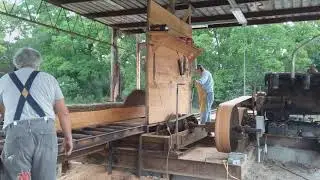 American sawmill in action