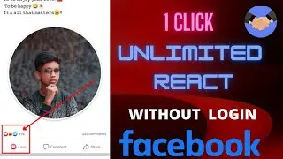 Auto Like React On Facebook 2022 | 100% Account Safe| With Out Log in| Easy