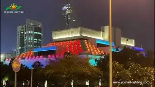 Qatar Post Headquarters Facade Lighting Project