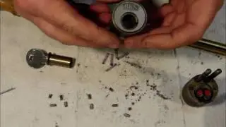 BKS Rundzylinder Anlage Reparatur Stifte erneuert  Video 992