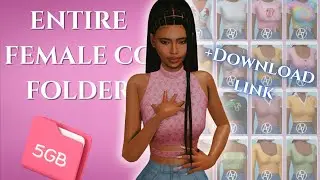 The Sims 4 | My Entire Female CC Folder Clothes + Shoes