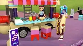 Amusement Park Hot Dog Van - LEGO Friends - 41129 - Product Animation