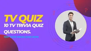 Pub Quiz | 10 TV Trivia Quiz Questions.