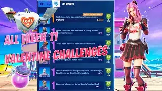Fortnite All *LEAKED* Week 11 Valentine Legendary & Epic Quests(Challenges)Guide! Chapter 2 Season 5