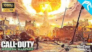 COD 4 Modern Warfare - Shock and Awe Mission Walkthrough | Nuclear Blast Scene | No Commentary 1080P
