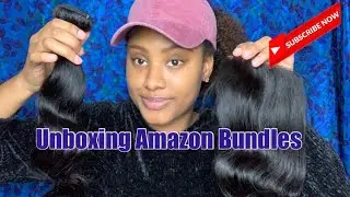 Unboxing Affordable Amazon Hair bundles