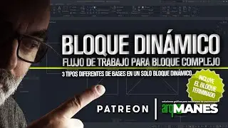 BASE de HORMIGON | Bloque DINAMICO AUTOCAD | centrada esquina medianera | Zapatas