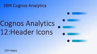 Cognos Analytics 12: скрыть или показать значки заголовков визуализации панели мониторинга